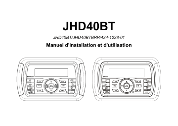 Voyager JHD40BT/434-1228-01 Manuel utilisateur | Fixfr