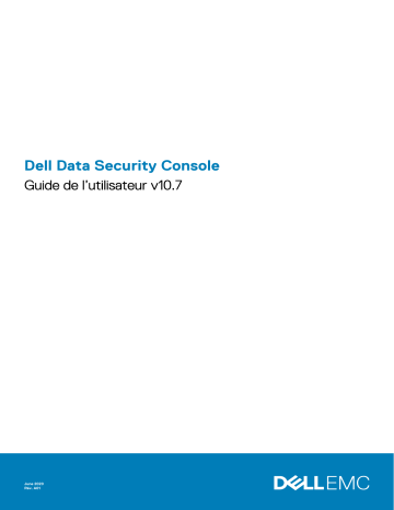 Dell Encryption security Manuel utilisateur | Fixfr