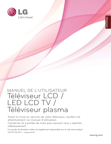 Manuel du propriétaire | LG 52LD550 Téléviseur LED Manuel utilisateur | Fixfr