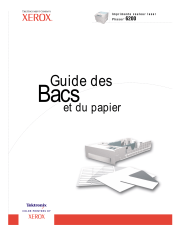 Manuel du propriétaire | Xerox PHASER 6200 Manuel utilisateur | Fixfr