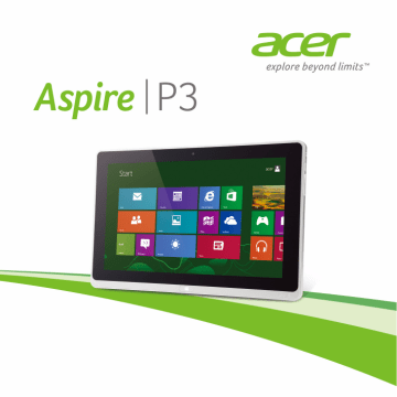 Manuel du propriétaire | Acer ASPIRE P3-131-21292G06AS Manuel utilisateur | Fixfr