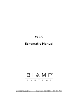 Biamp EQ 270 Manuel utilisateur