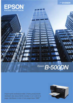 Epson B-500DN Manuel utilisateur