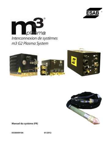 ESAB M3® Plasma System Interconnection m3 G2 Plasma System Manuel utilisateur | Fixfr