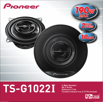 Pioneer TS-G1022i Manuel utilisateur | Fixfr