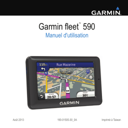 Garmin fleet™ 590 Mode d'emploi