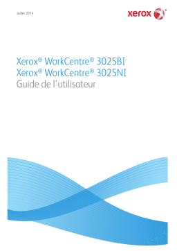 Xerox 3025 WorkCentre Mode d'emploi