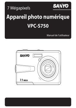 Sanyo VPC-S750 Manuel utilisateur
