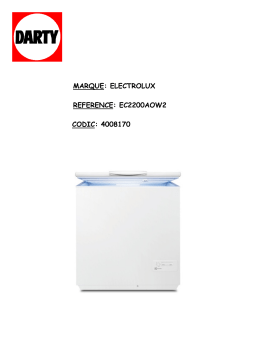 Electrolux EC2200AOW2 Manuel utilisateur