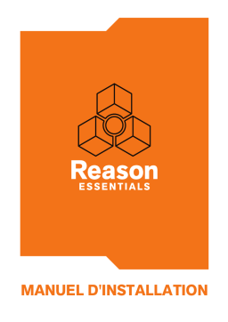 Propellerhead Reason Essentials 8.2 Manuel utilisateur