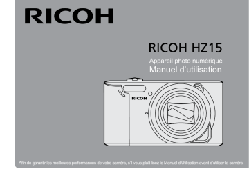 Ricoh HZ15 Manuel utilisateur | Fixfr