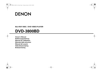 Manuel du propriétaire | Denon 3930 Manuel utilisateur | Fixfr