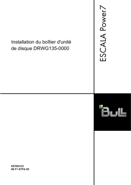 Bull the DRWG135-0000 disk drive enclosure Manuel utilisateur