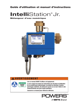 Watts Intellistation Jr. Guide d'installation