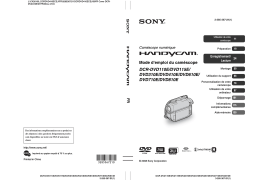 Sony DCR DVD710E Mode d'emploi