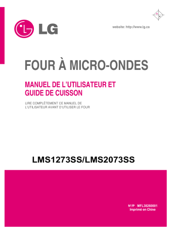MS1247FRCL | LG MS2047FRCL Manuel du propriétaire | Fixfr