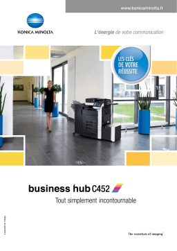 KONICA BIZHUB C452 Manuel utilisateur