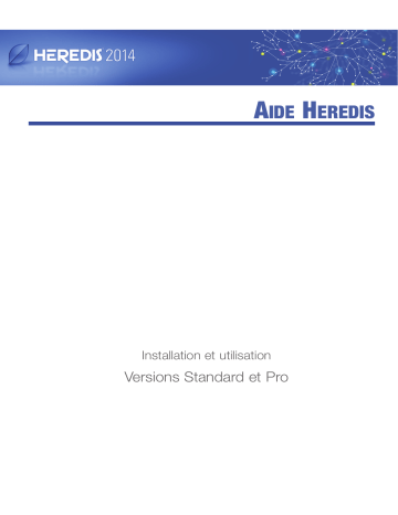 2014 Standard Windows | Mode d'emploi | Heredis 2014 Pro Windows Manuel utilisateur | Fixfr