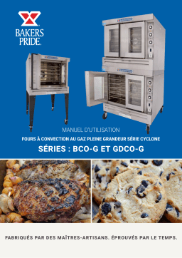 Bakers Pride BCO-G-GDCO-G-Convection-Ovens-Ops-_FR Manuel utilisateur
