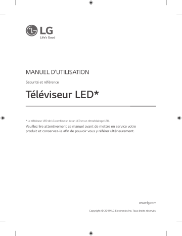 32LM630BPVB | LG 43LM6300PVB Manuel du propriétaire | Fixfr