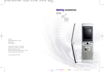 BenQ EF81 Mode d'emploi | Fixfr