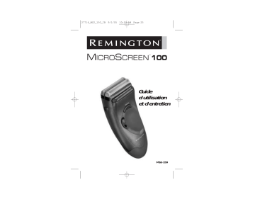 Manuel du propriétaire | Remington MS2-150 Manuel utilisateur | Fixfr