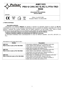 Pulsar AWZ523 - v2.0 Manuel utilisateur