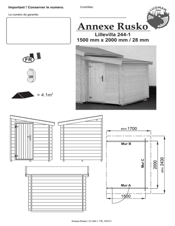 Blooma Rusko Manuel utilisateur | Fixfr