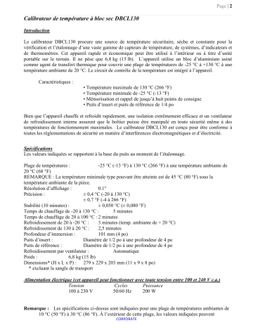 Manuel du propriétaire | Omega DBCL-130 Manuel utilisateur | Fixfr