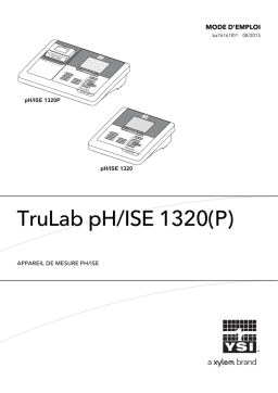 YSI TruLab 1320 Manuel utilisateur