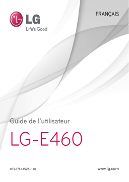 LG Série Optimus L5 II sfr Manuel utilisateur