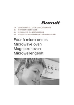Brandt MM620BE1 Manuel utilisateur