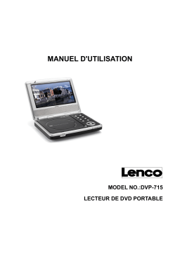 Lenco DVP-715 Manuel utilisateur