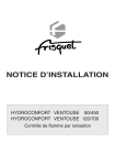 Frisquet Hydroconfort Ventouse : Notice Installation + AI Chat