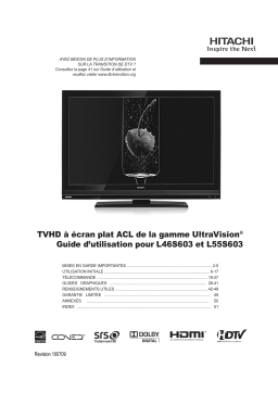 Hitachi L46S603 Manuel utilisateur