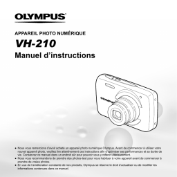 Olympus VH210 Manuel utilisateur