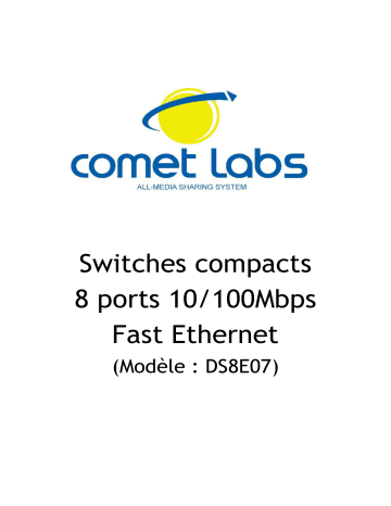 Manuel du propriétaire | Comet Labs DS8E07 Manuel utilisateur | Fixfr