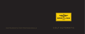 Breitling Colt Automatic & Colt Automatic 41 Mode d'emploi | Fixfr