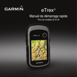 Garmin eTrex 30 Manuel utilisateur