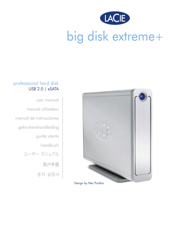 Manuel du propriétaire | LaCie BIG DISK EXTREME DUAL Manuel utilisateur | Fixfr