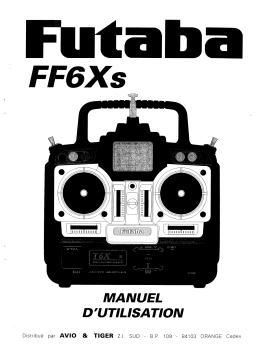 Futaba FF6XS Manuel utilisateur