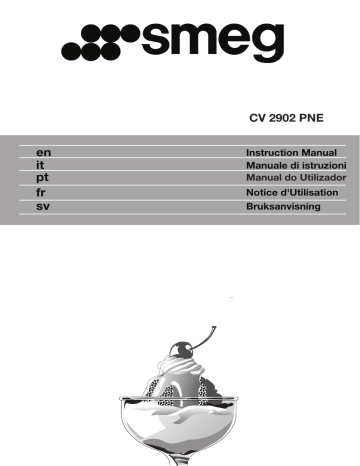 Manuel du propriétaire | Smeg CV2902PNE Manuel utilisateur | Fixfr