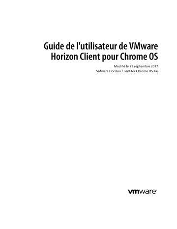 Mode d'emploi | VMware Horizon Client 4.6 Manuel utilisateur | Fixfr