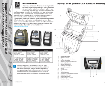 Manuel du propriétaire | Zebra QLn Manuel utilisateur | Fixfr