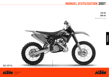 Manuel du propriétaire | KTM 250 SX Manuel utilisateur | Fixfr