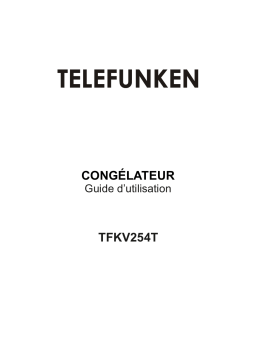 Telefunken TFKV254T Manuel utilisateur