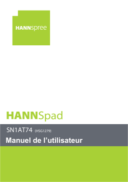 Hannspree HannsPad SN1AT74 R Manuel utilisateur