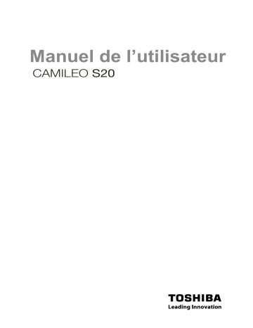 Mode d'emploi | Toshiba Camileo S20 Manuel utilisateur | Fixfr