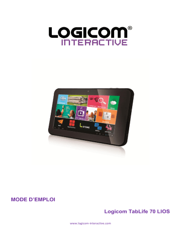 Logicom TabLife 70 LIOS Mode d'emploi | Fixfr