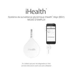 iHealth Align BG1 Blood glucose meter Manuel utilisateur